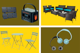 pizza oven, portable fan & a mower