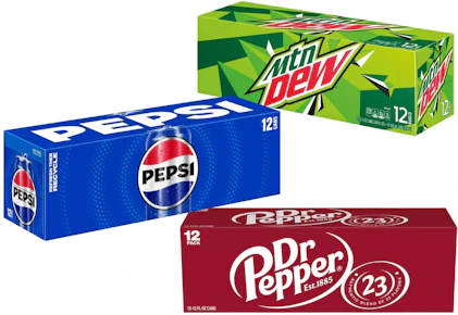 3 Soda 12-Packs