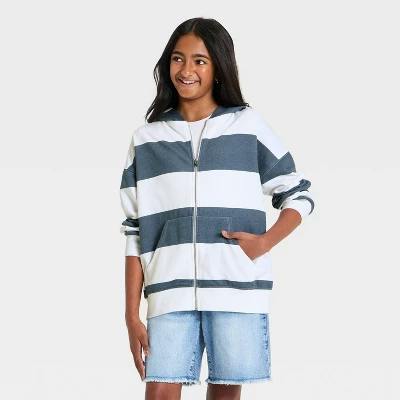 Kids' Oversized Zip-Up Hoodie