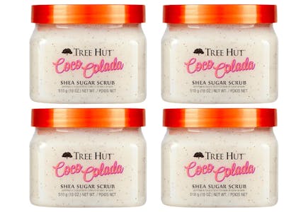 4 Tree Hut Shea Sugar Scrubs