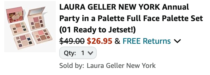 LAURA GELLER NEW YORK Annual Party in a Palette Full Face Palette Set