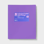 up&up 2-Pocket Plastic Folder