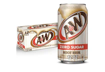 A&W Zero Sugar Root Beer Soda