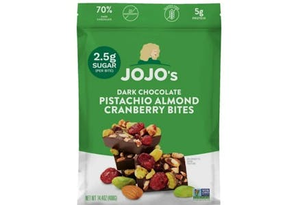 Jojo's Chocolate Pistachio Bites