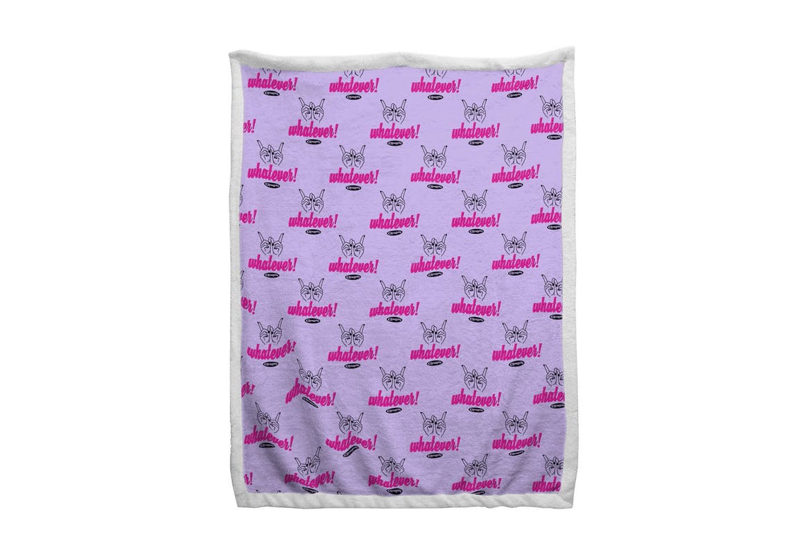 Clueless Sherpa Throw Blanket