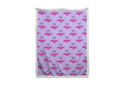 Clueless Sherpa Throw Blanket