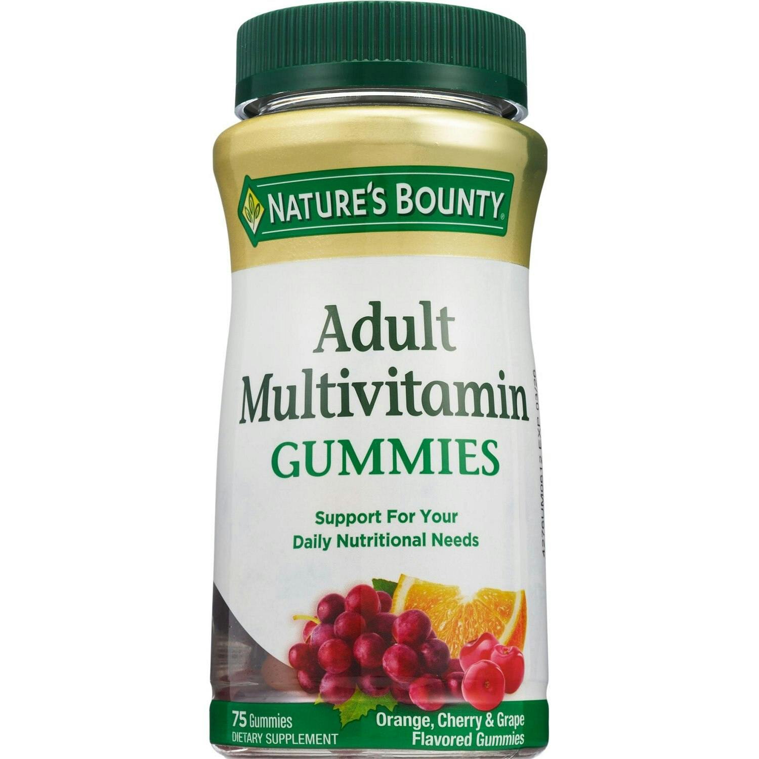 2 Nature's Bounty Adult Vitamin Bottles