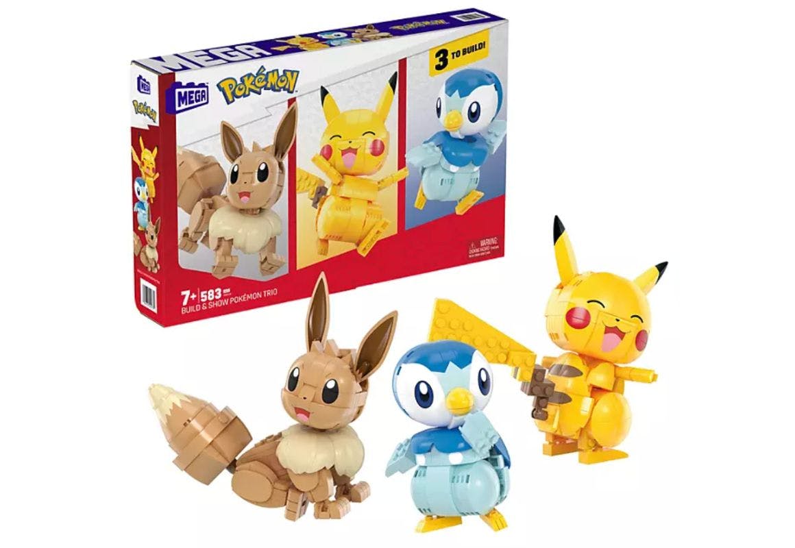 Pokemon Mega Construx Trio