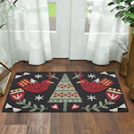 Holiday Hooked Accent Rug