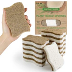Natural Cellulose Sponges 12-Pack