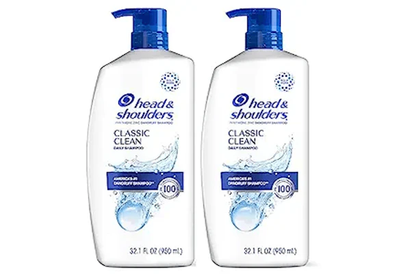 Head & Shoulders Shampoo Liter 2-Pack