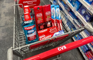 cvs shopping haul colgate mouthwash toothpaste toothbrush garnier shampoo maybelline makeup free moneymaker em jan 202251 16