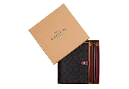 Coach Boxed Notebook