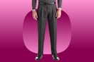 dark gray dress pants for men