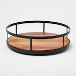Threshold Wood Lazy Susan