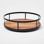 Threshold Wood Lazy Susan