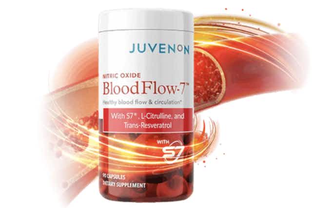 Try Juvenon's BloodFlow-7 Supplement for Only $9.95 Shipped (Reg. $59.95) card image