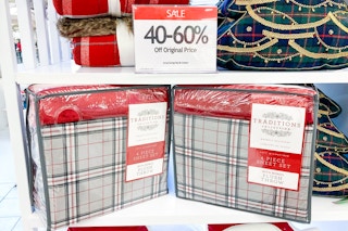 Macy's after Christmas sale signage  