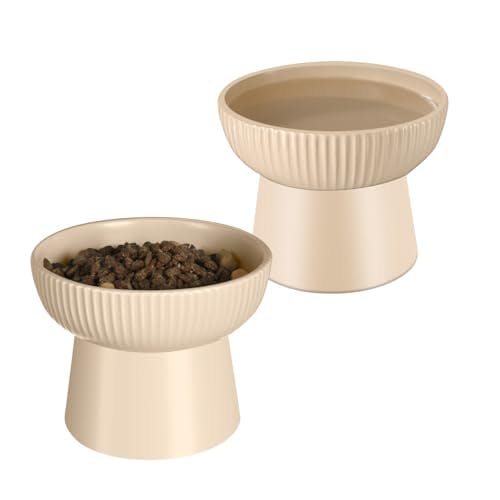 Ceramic Elevated Cat Bowls