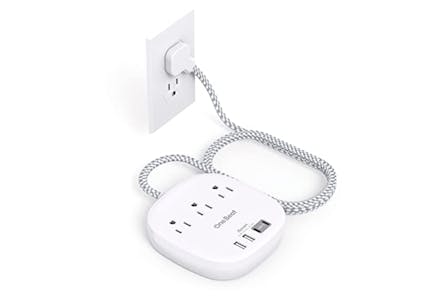 Flat Plug Power Strip