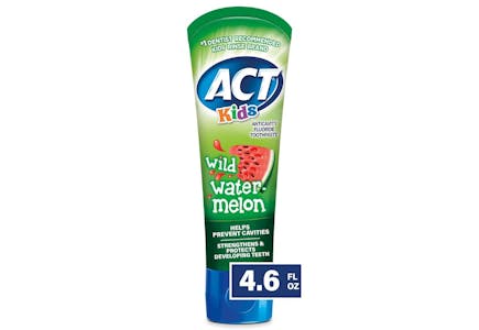 4 Act Kids Toothpastes