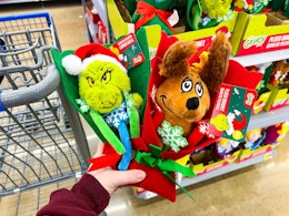 The Grinch Plush Bouquets, Only $10 at Walmart card image