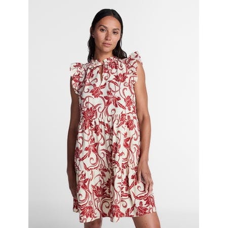 Time and Tru Women's Tiered Mini Dress