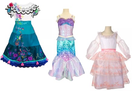 3 Princess Dress-Up Costumes