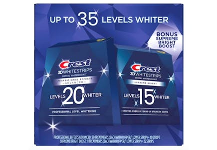 Crest 3D Whitestrips Whitening Kit