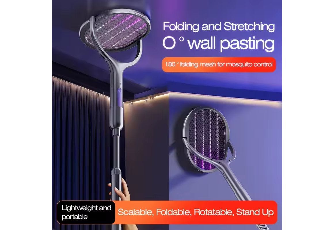 Telescopic Electric Mosquito Swatter