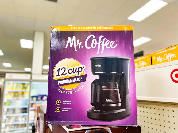 Mr. Coffee 12-Cup Programmable Coffee Maker, Only $23.74 at Target