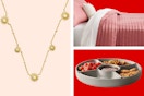 Necklace, Bedding & Snack Tray