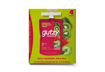 Gutzy Organic Pouch Snacks
