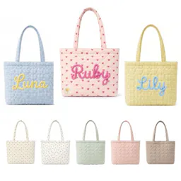 Custom Quilted Heart Tote Bag