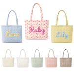 Custom Quilted Heart Tote Bag