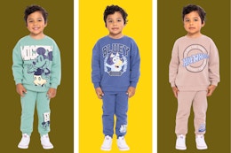 Walmart toddler character outfit set