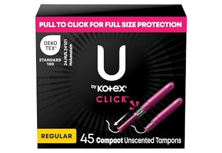 U by Kotex Tampons