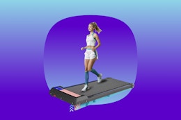 Walking Pad and Treadmill With Incline, Only $98 on Amazon card image