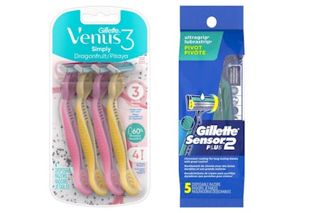 1 Gillette + 1 Venus