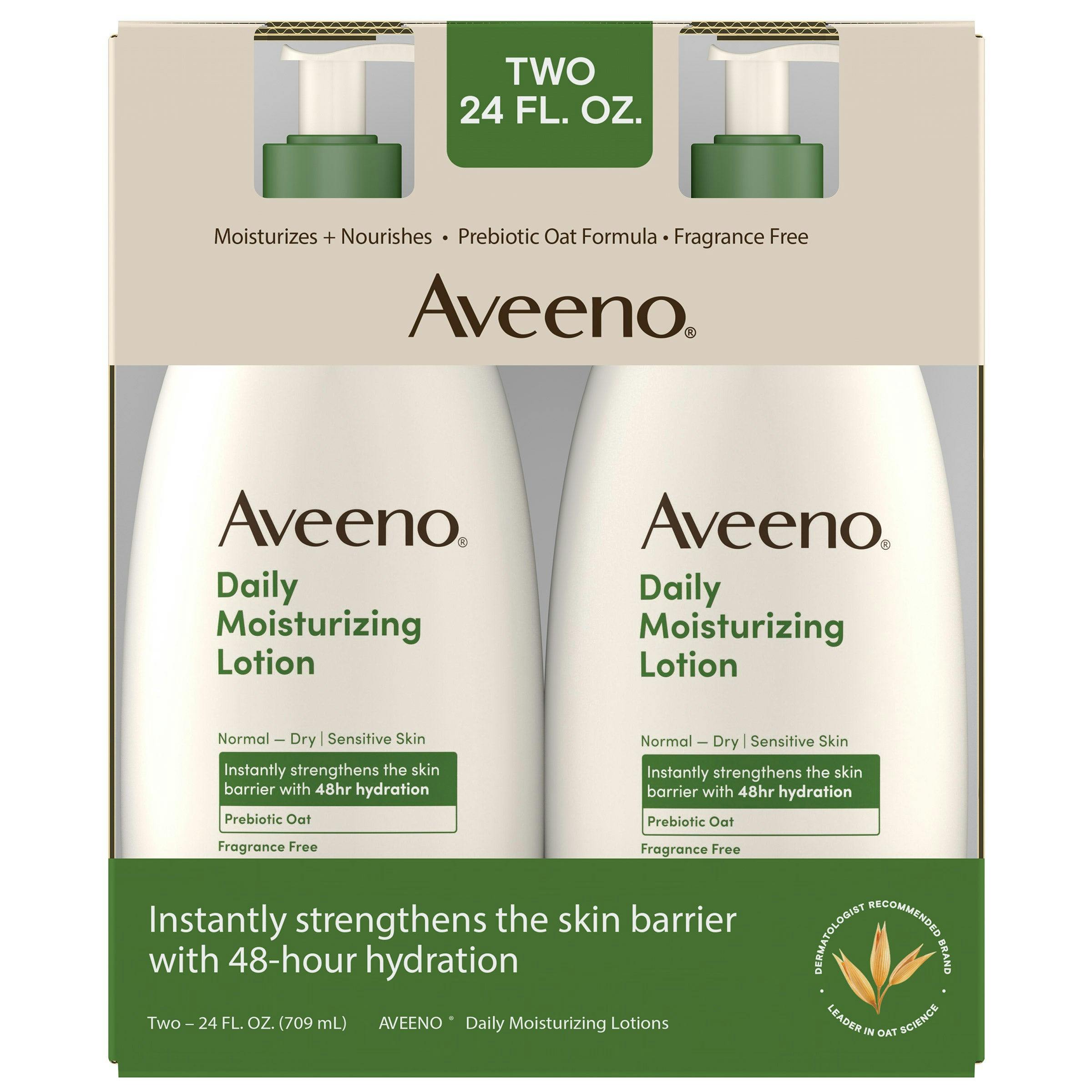 Aveeno Daily Moisture Lotion 2-Pack