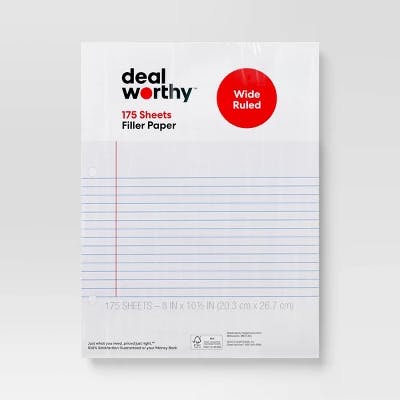 Dealworthy Filler Paper