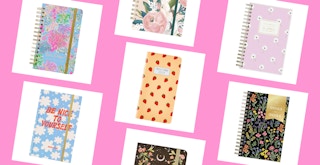 a collage of pocket planners