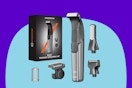 Manscape 3-in-1 Body Hair Trimmer for Men, Double-Sided Intimate Razor Waterproof Body Shaver Grooming Kit with LED Display 