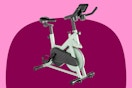 mint green exercise bike