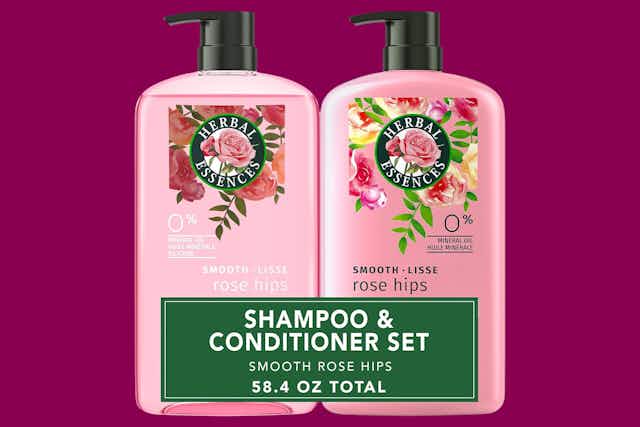 Herbal Essences Shampoo and Conditioner, as Low as $11.74 on Amazon card image