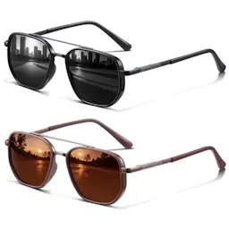 Aviator Sunglasses 2-Pack