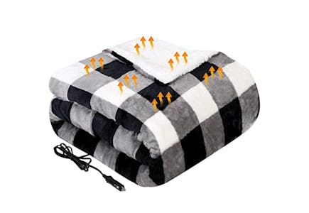 Portable Heated Car Blanket