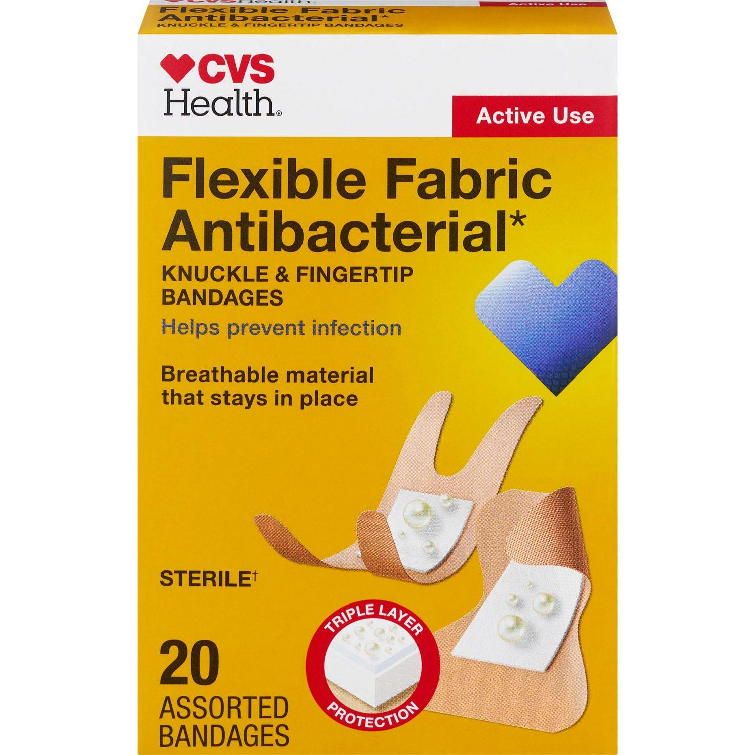 2 CVS Fabric Bandage Packs