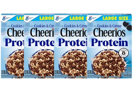 4 Cheerios Protein Cereal Boxes