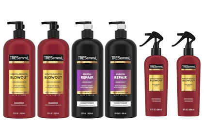6 TRESemme Hair Care Products